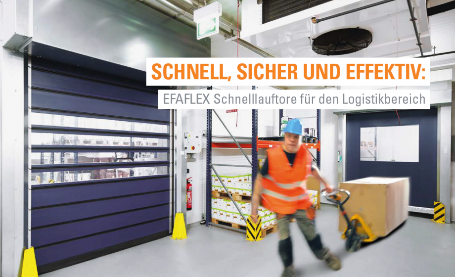 Schnelllauftore für Logistik